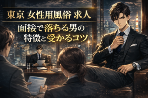 東京 女性用風俗 求人｜面接で落ちる男の特徴と受かるコツ