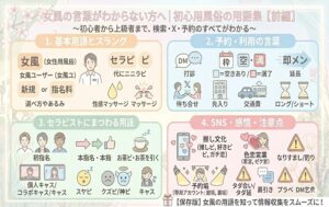 女風の言葉がわからない方へ｜初心者が先に知っておきたい女性用風俗の用語集【前編】