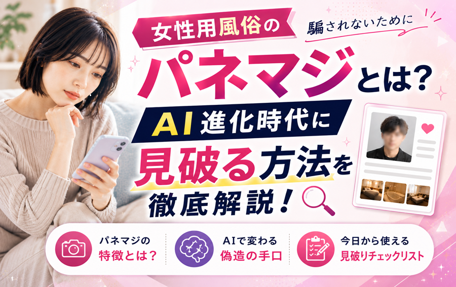 女性用風俗のパネマジとは？AI進化時代に見破る方法を徹底解説