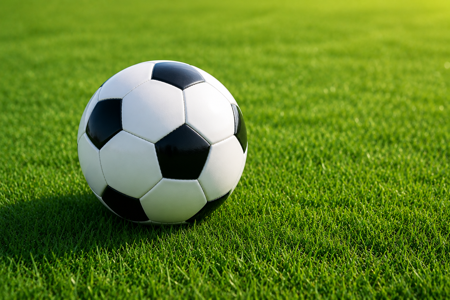 サッカー観戦中