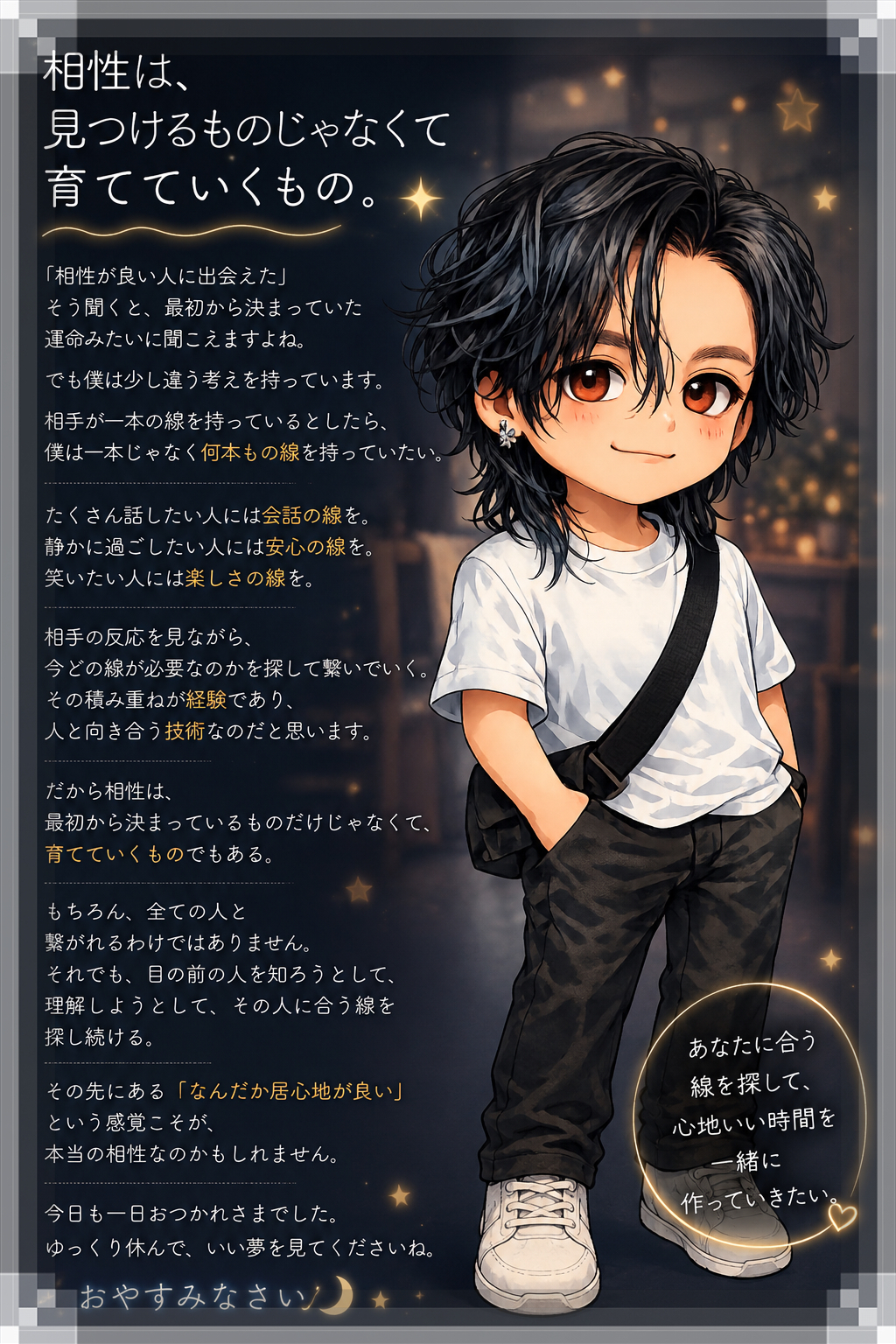 線と線を繋ぐ