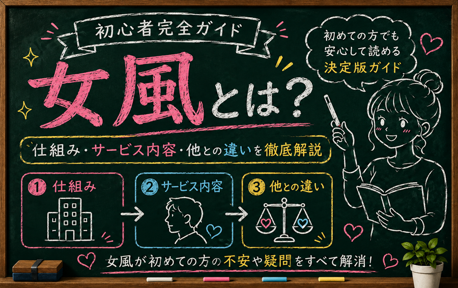 女風とは？仕組み・サービス内容・他との違いを徹底解説｜初心者完全ガイド
