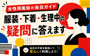女性用風俗の当日ガイド|服装・下着・生理中の疑問に答えます