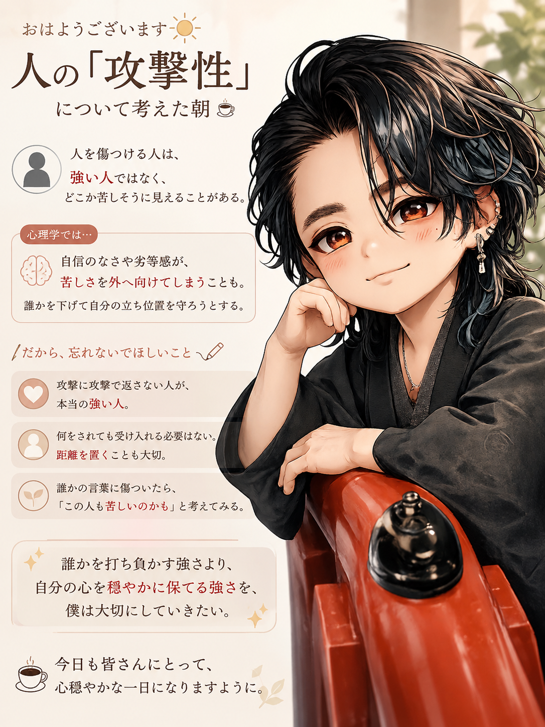 苦しさの矛先