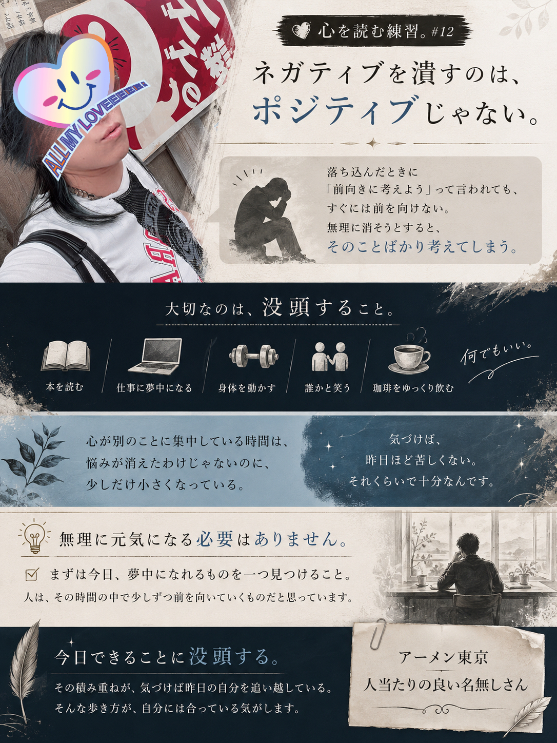 心を読む練習。#12