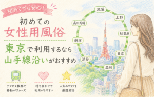 初めての女性用風俗｜東京で利用するなら山手線沿いがおすすめ
