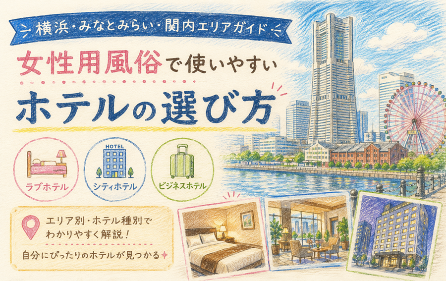 女性用風俗で使いやすいホテルの選び方｜横浜・みなとみらい・関内エリアガイド