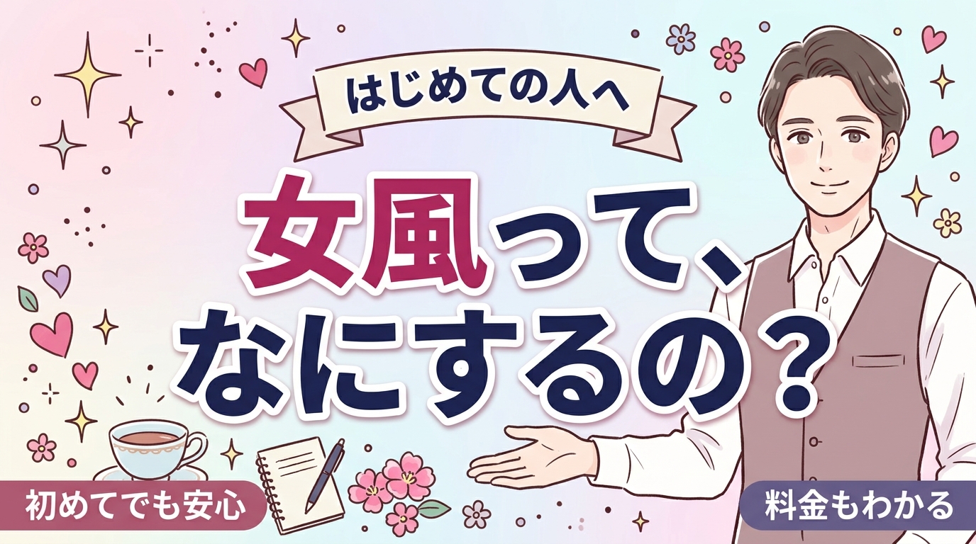 女風とは？意味・できること・料金の考え方を初心者向けに解説