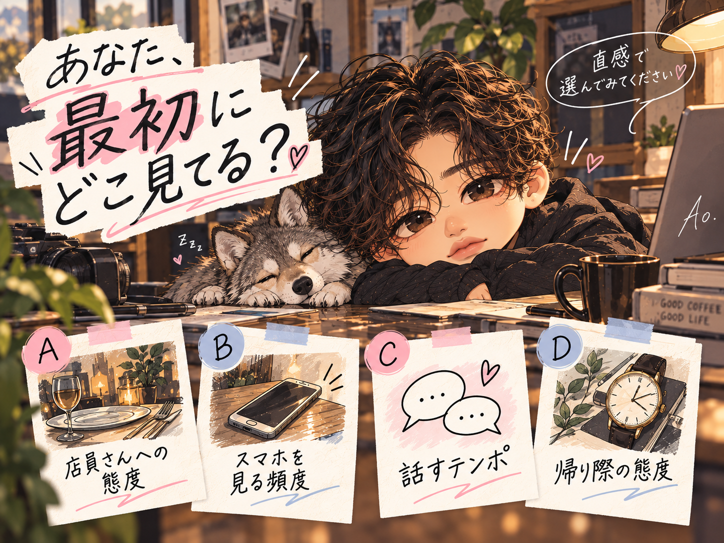 あなた、最初にどこ見てる？