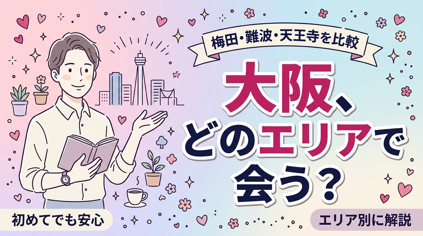 大阪で女性用風俗を使うなら｜梅田・難波・天王寺エリア別ガイド