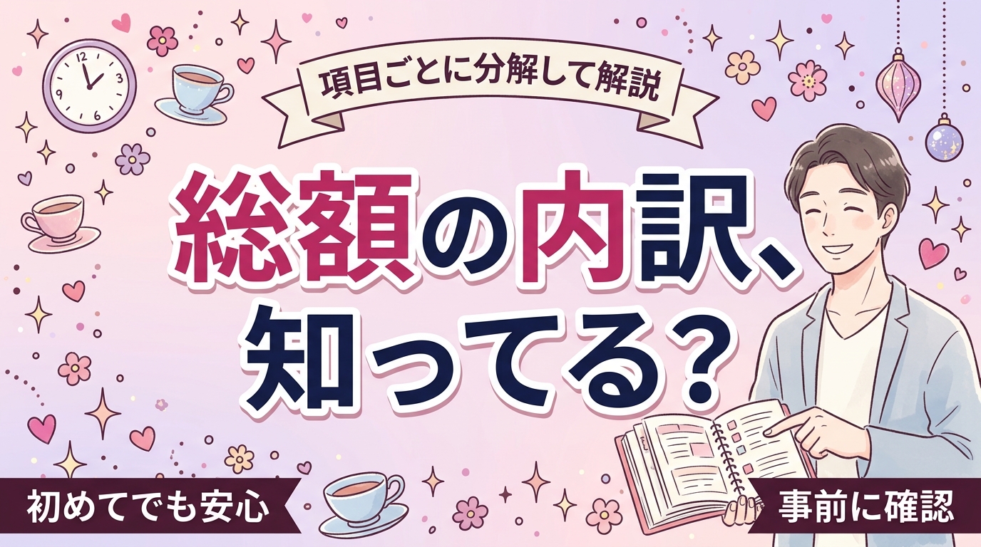 女性用風俗の総額はいくら？内訳を項目ごとに分解して解説