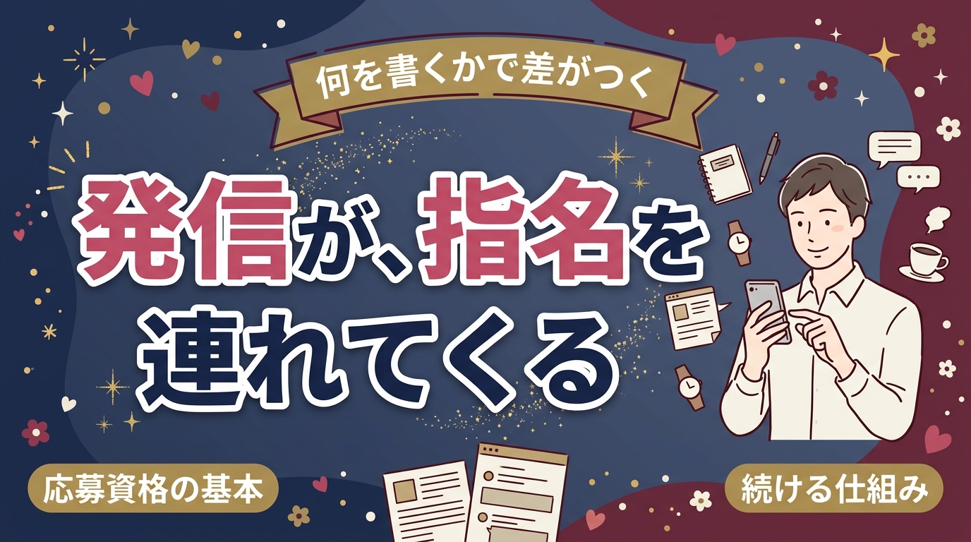 女風セラピストのSNS発信は何を書く？応募資格の「継続発信」入門