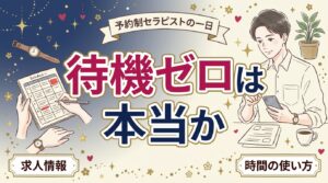 女風求人で「待機なし」は本当？事前予約制セラピストの時間術