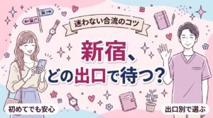 新宿駅で女性用風俗の待ち合わせをするなら｜出口別の決め方