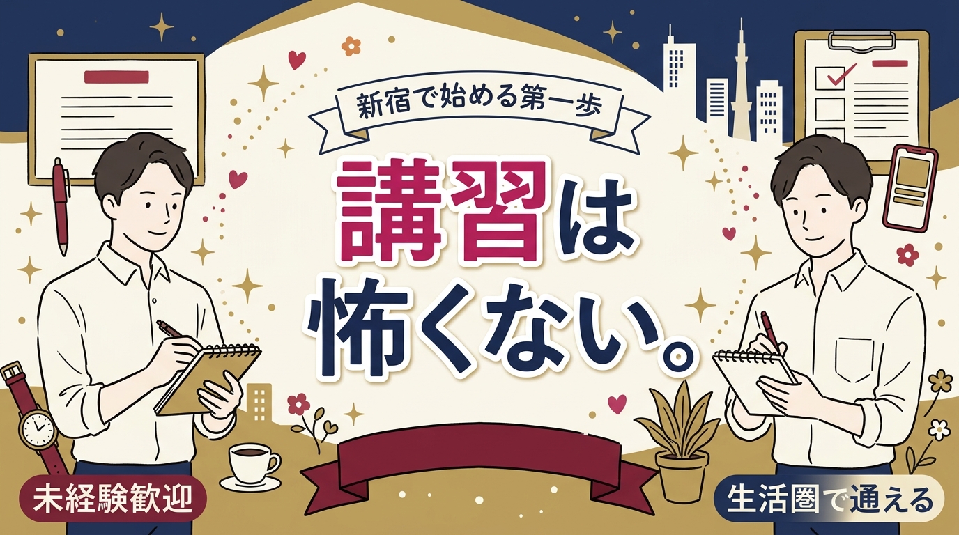 新宿で女風セラピストの講習はどう進む？生活圏で始める準備ガイド