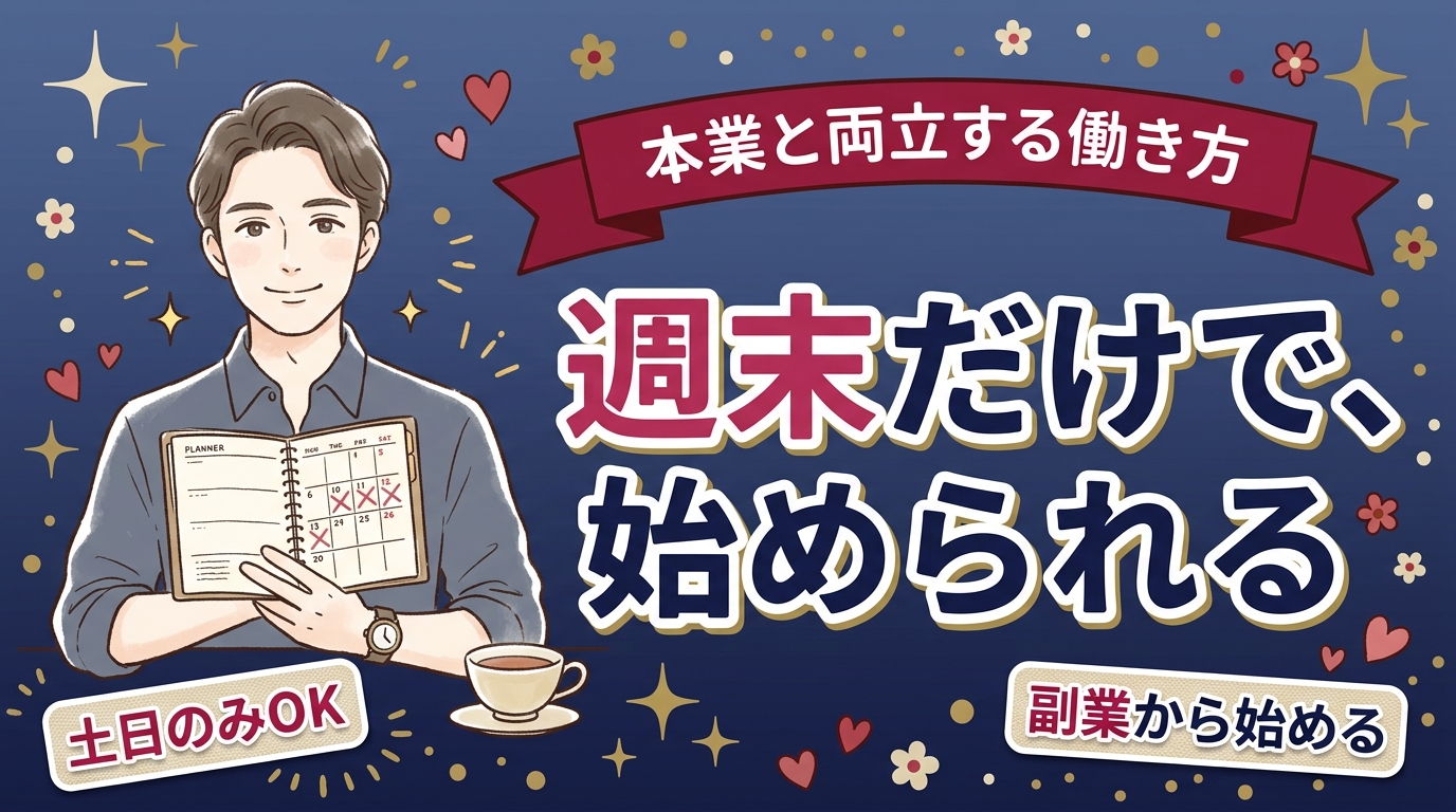 新宿の女風求人は土日だけでも働ける？週末稼働の組み立て方