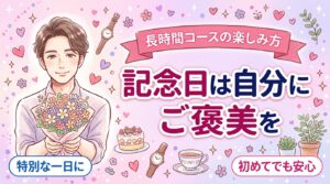 記念日のご褒美に女性用風俗という選択｜長時間コースの使い方
