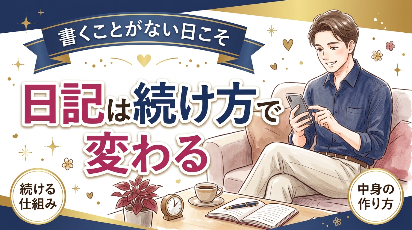 女風セラピストの写メ日記の書き方｜続く更新と中身の作り方