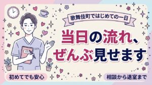 歌舞伎町で女性用風俗を使う流れ｜相談から退室までの全手順
