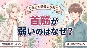 首筋が感じるのはなぜ？首・うなじ・鎖骨の性感帯