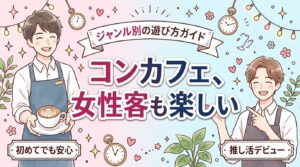 コンカフェとは？種類とジャンル別・女性客の楽しみ方
