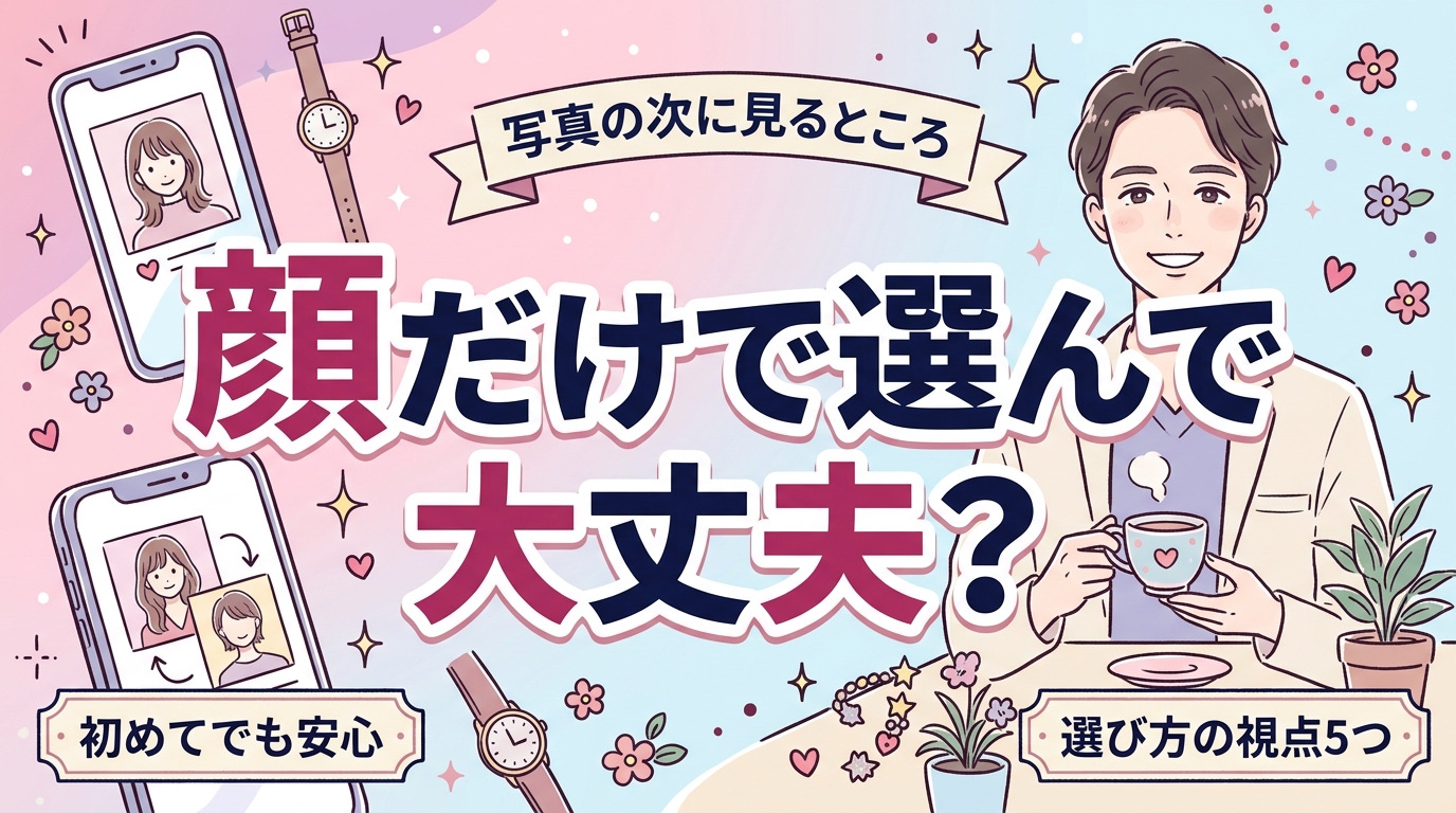 女風でイケメンを選ぶ基準｜写真以外で見る5つの視点