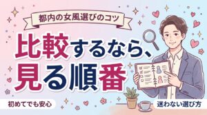 都内の女風を比較するポイント｜見る情報の順番を解説