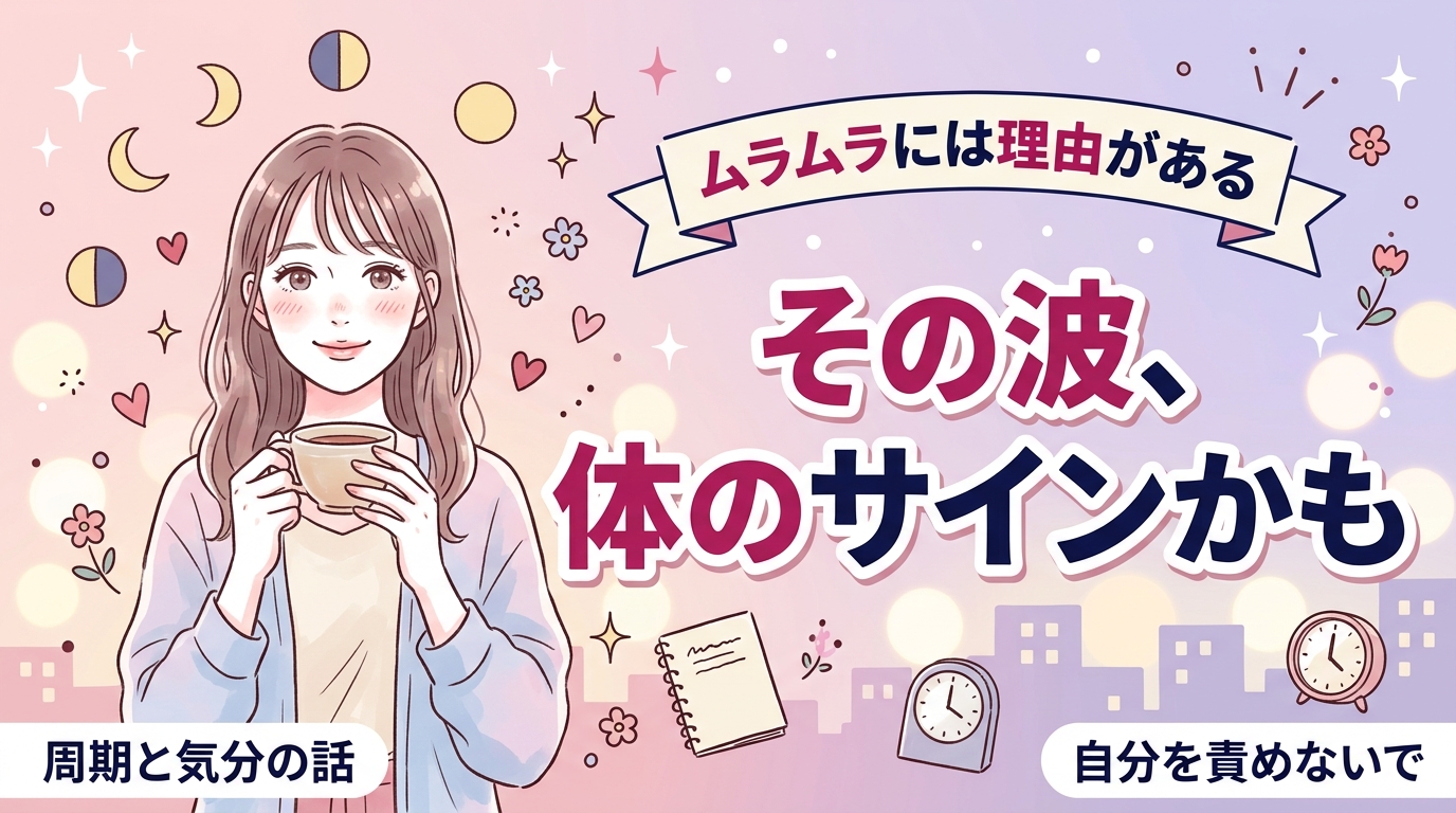 女性がムラムラするのはどんな時？周期・疲れ・気持ちの関係