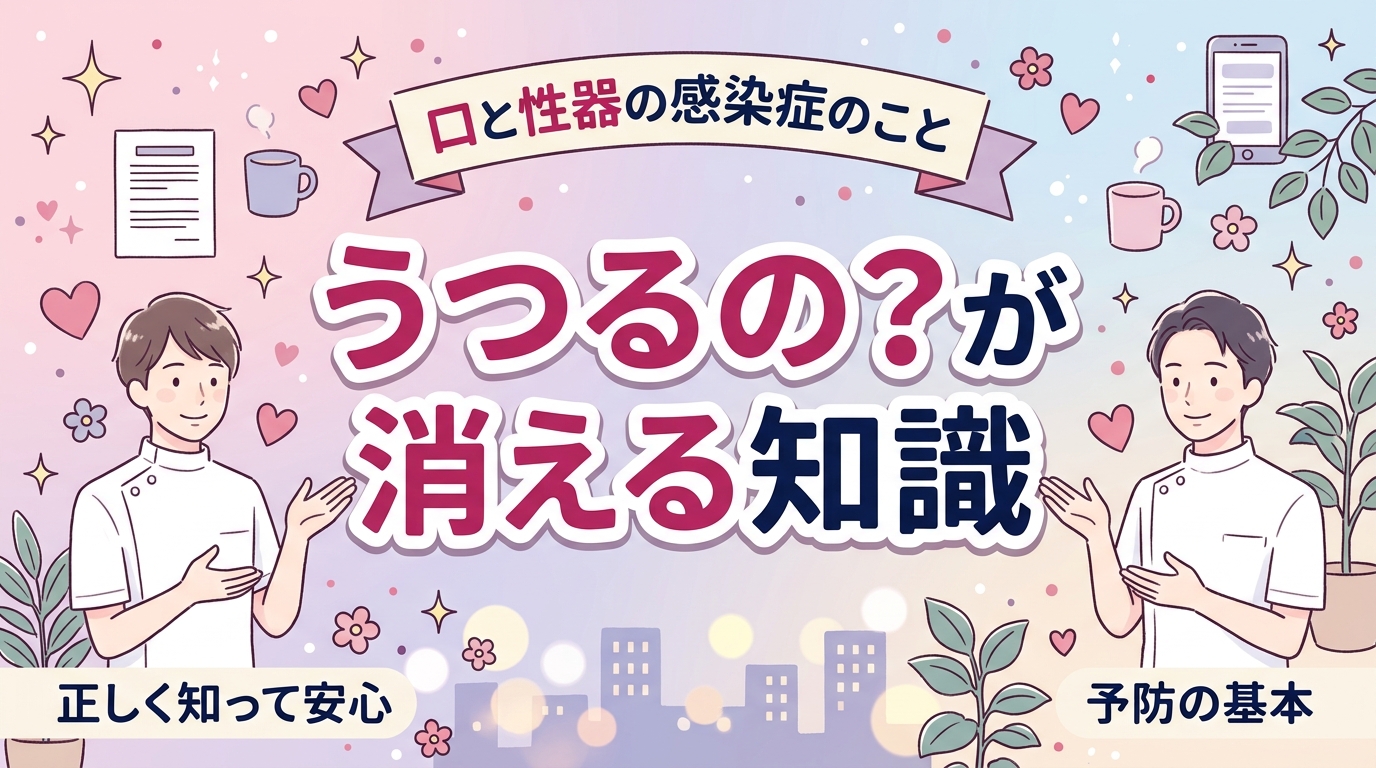クンニで性病はうつる？口と性器の感染症と予防の基本
