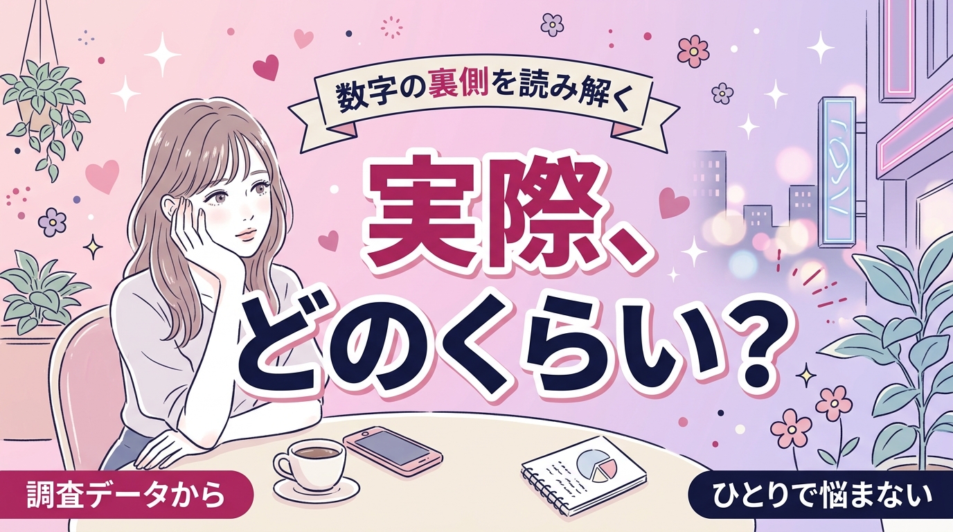セフレがいる女性の割合は？調査でよく語られる数字と背景