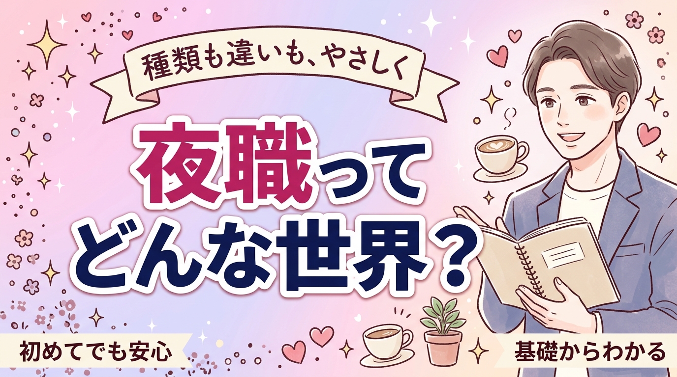 夜職とは？種類と意味、昼職との違いをやさしく解説