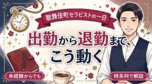 歌舞伎町の女風セラピスト｜当日の動き方を時系列で解説