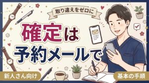 女風の予約完了メールで確定｜セラピストが取り違えない手順