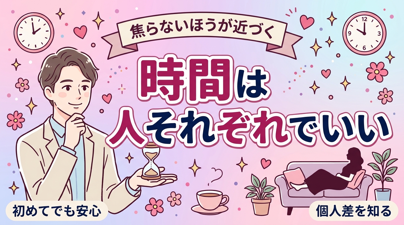 クリイキまでの時間はどれくらい？個人差とコース時間の考え方