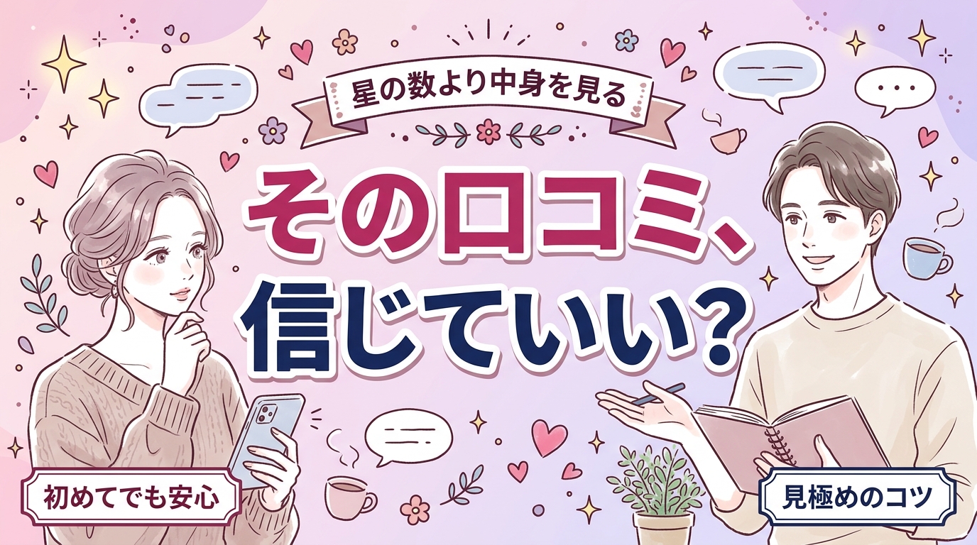 女風の口コミの見方と判断軸｜自分に合うか見極めるコツ