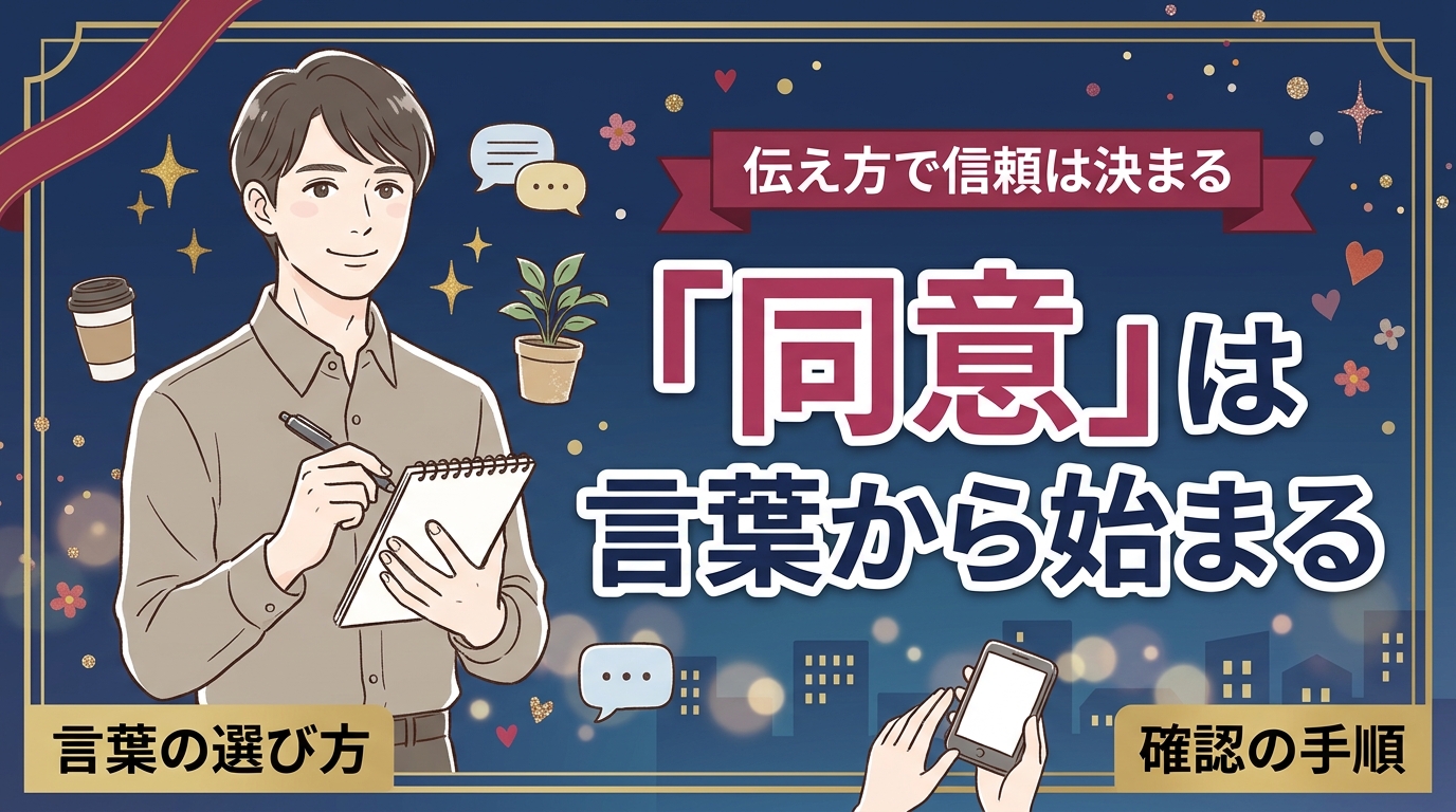 クリイキとは？女風セラピストの伝え方と同意の手順