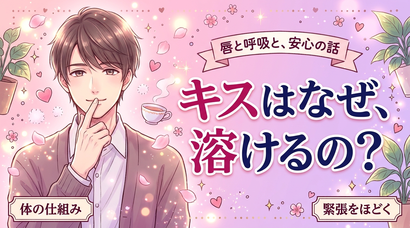 キスが気持ちいい理由とは？唇の感覚と呼吸・安心感で解説